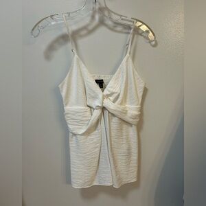 Banana Republic White Knot Camisole